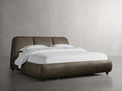 Kinnan Leather Bed