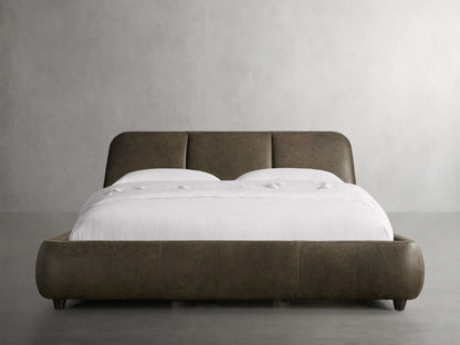 Kinnan Leather Bed