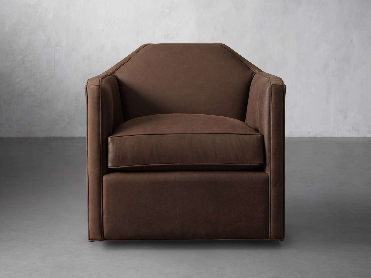 Marina Leather Swivel Chair