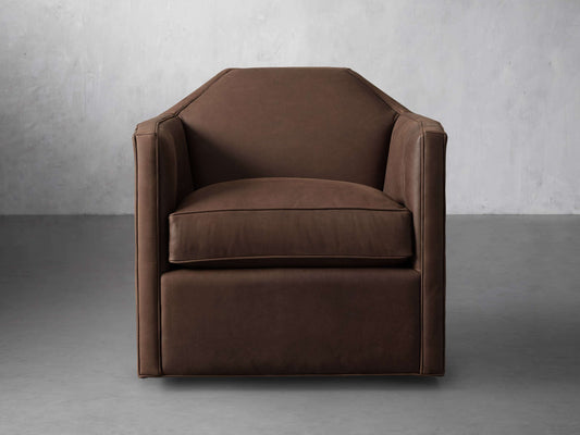 Marina Leather Swivel Chair