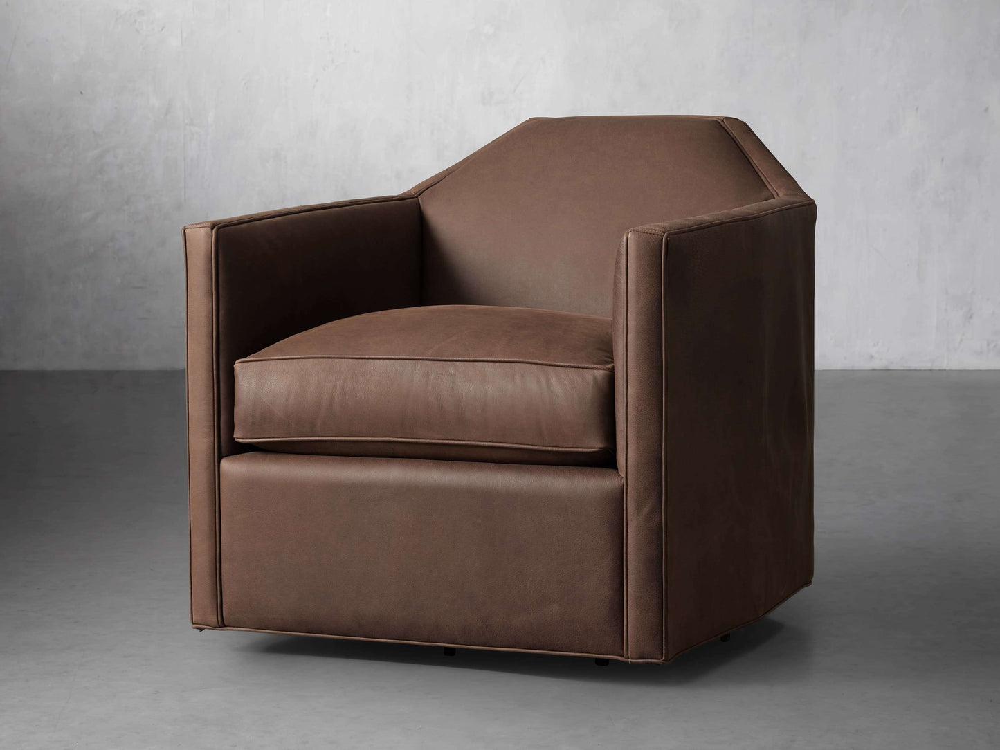 Marina Leather Swivel Chair