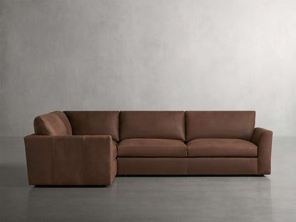 Vernon Leather Two-Piece Sectional
