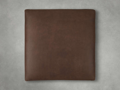 Vernon Leather Ottoman