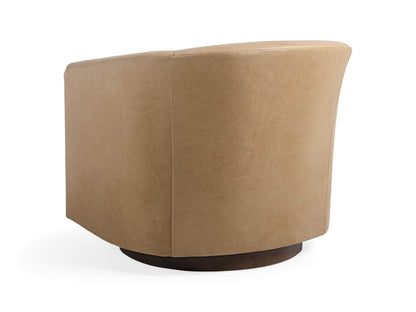 Bowan Leather Swivel Chair