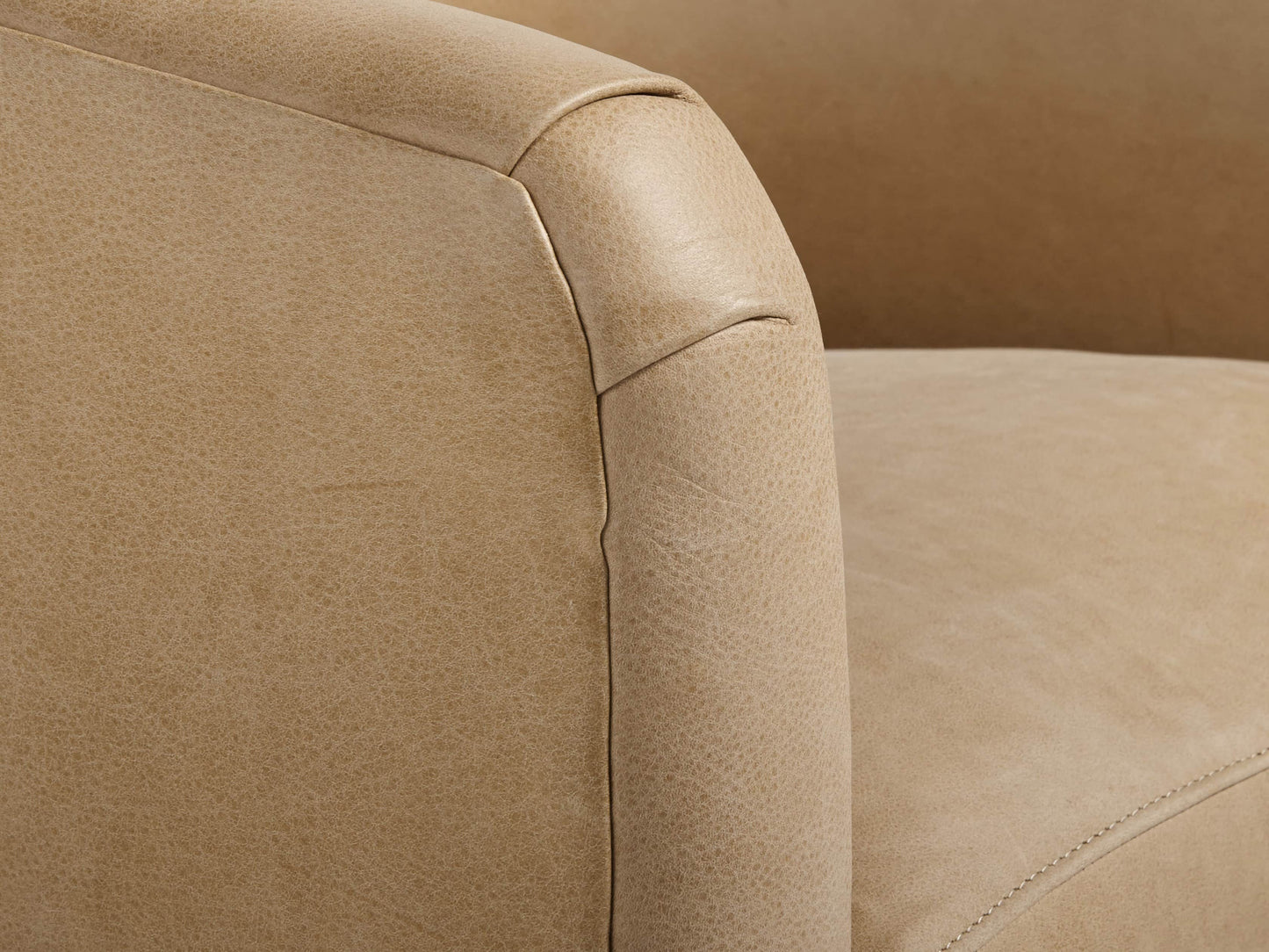 Bowan Leather Swivel Chair