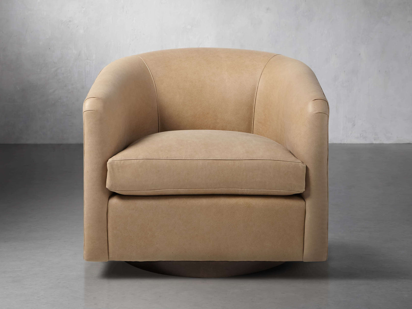 Bowan Leather Swivel Chair