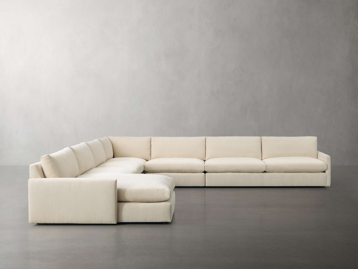 Kipton Five-Piece Chaise Sectional