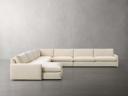 Kipton Five-Piece Chaise Sectional
