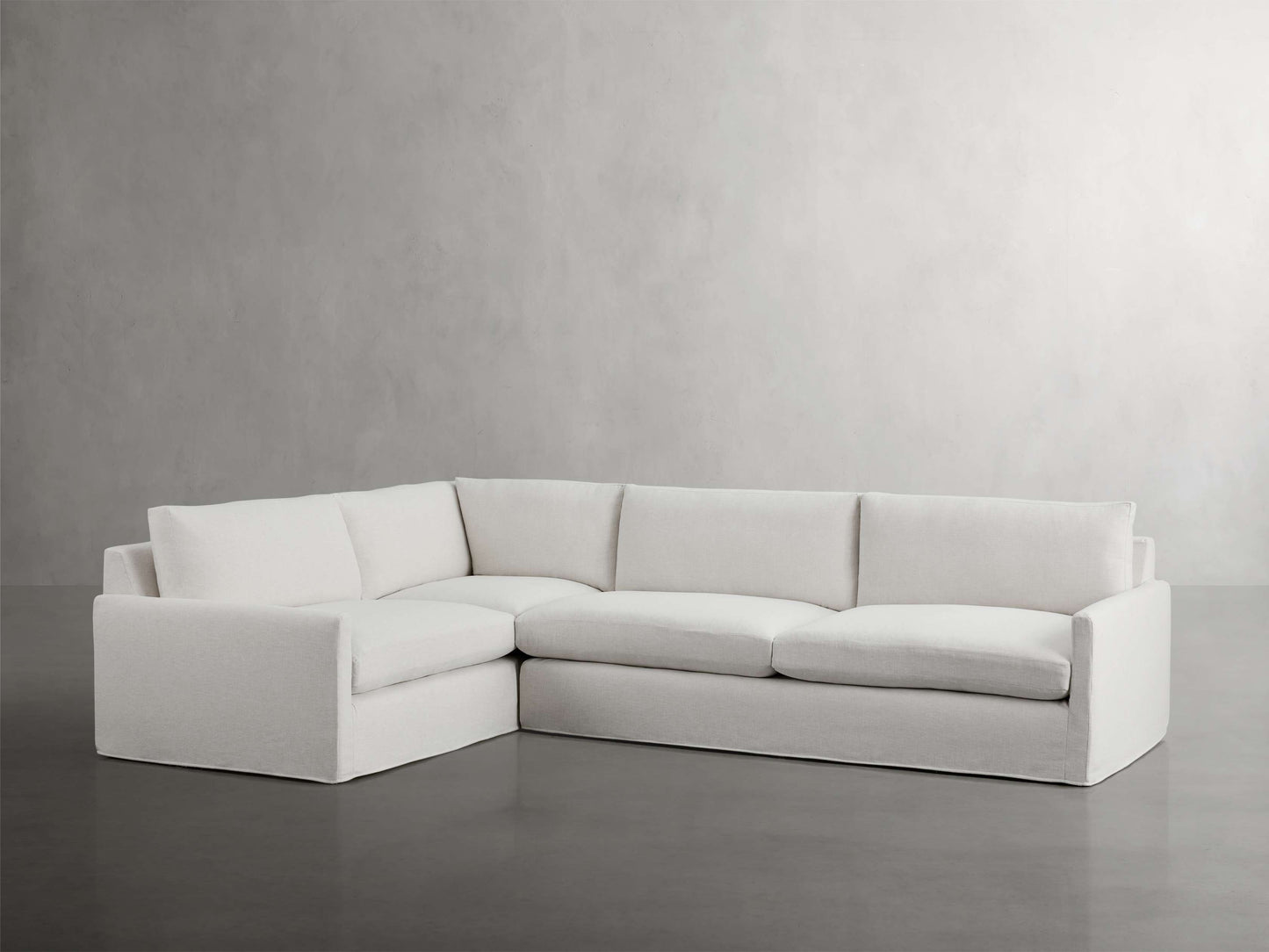 Kipton Slipcovered Two-Piece Sectional