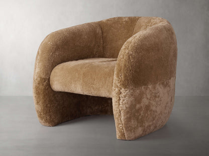 Fresno Shearling Floating Seat Chair