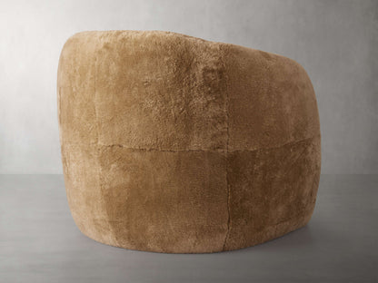 Fresno Shearling Floating Seat Chair