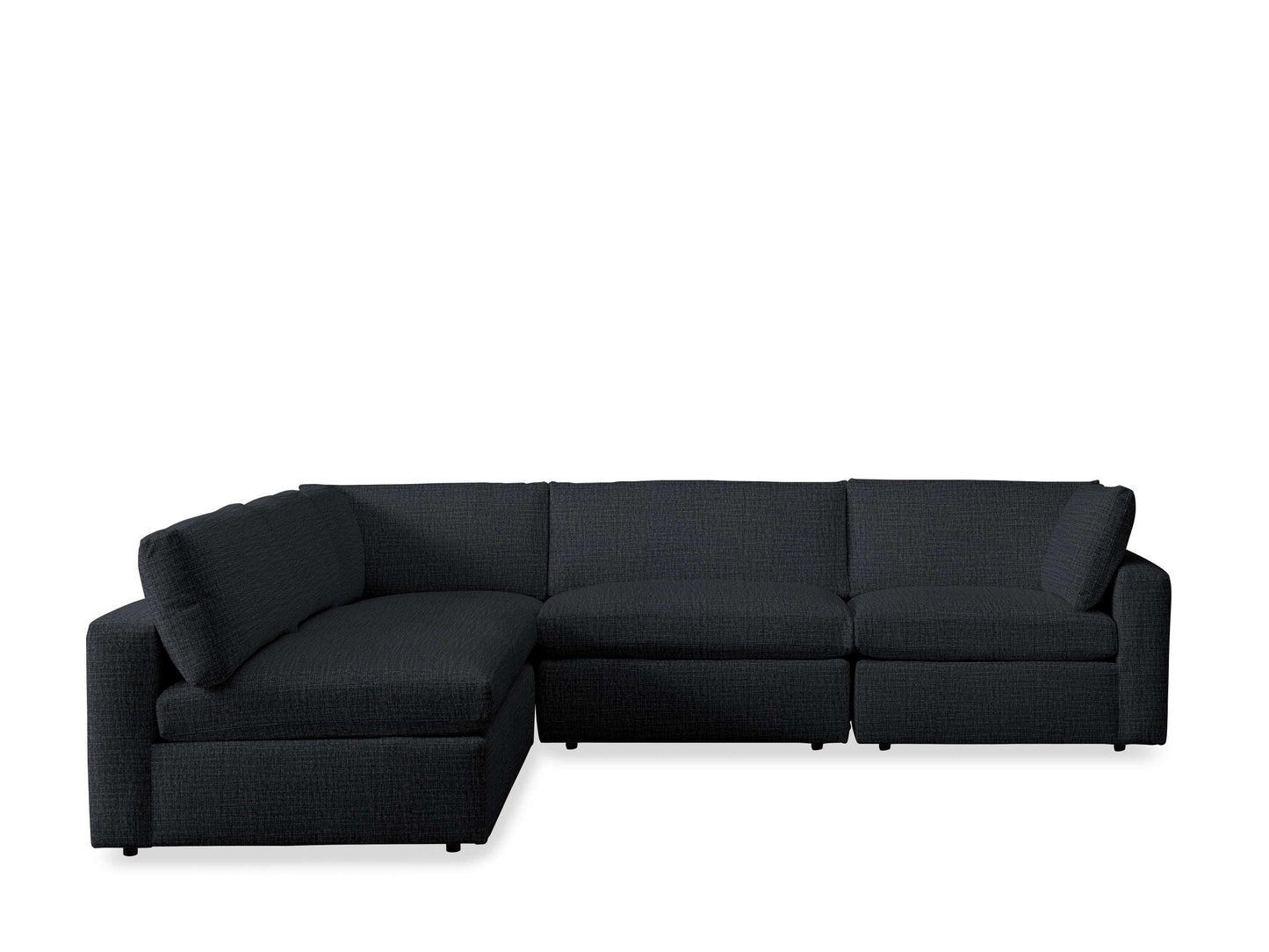 Beale Five-Piece Sectional with Ottoman
