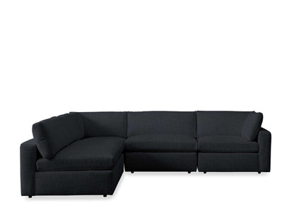 Beale Five-Piece Sectional with Ottoman