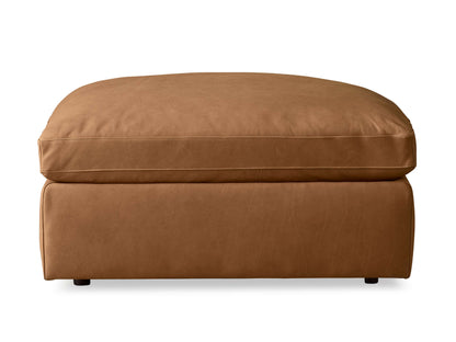 Beale Leather Ottoman