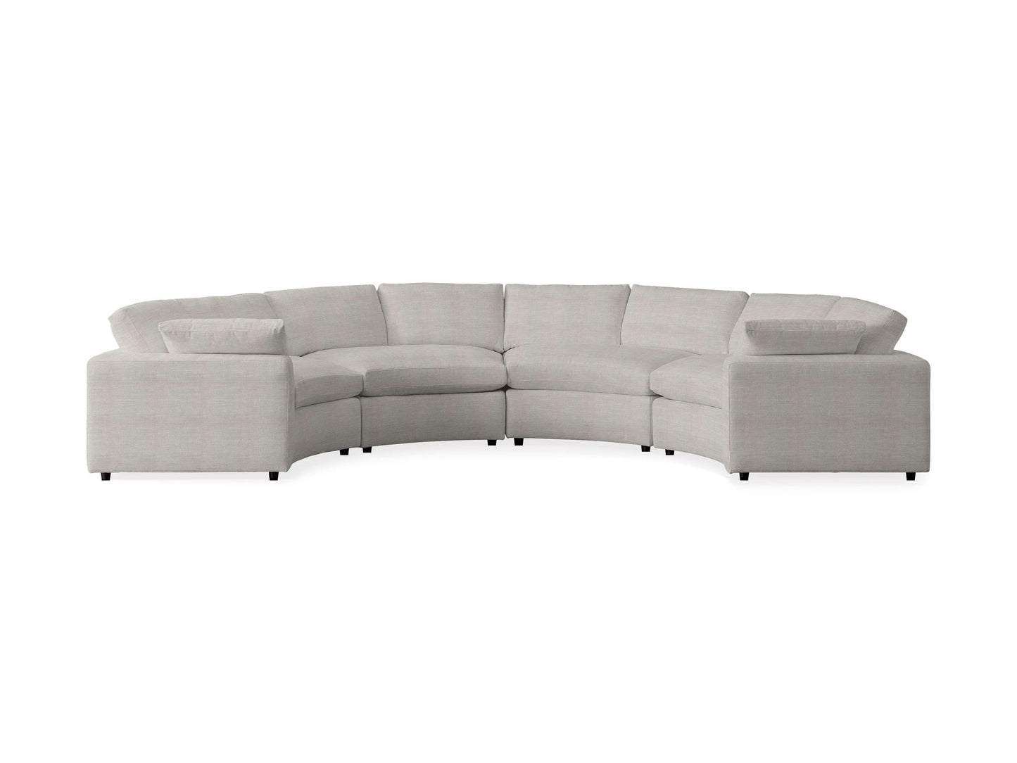 Beale Four-Piece Curved Sectional