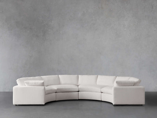 Beale Four-Piece Curved Sectional