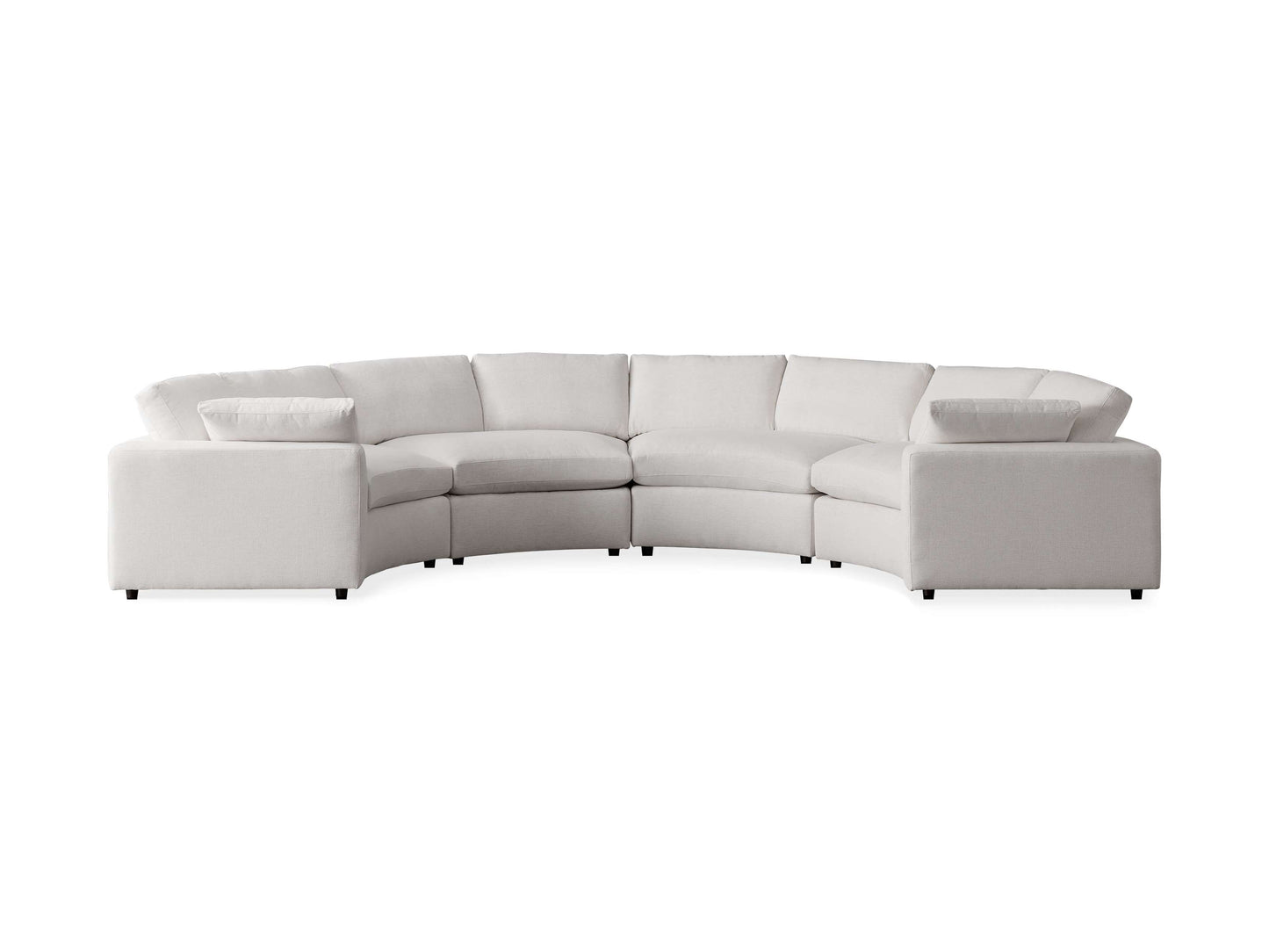 Beale Four-Piece Curved Sectional