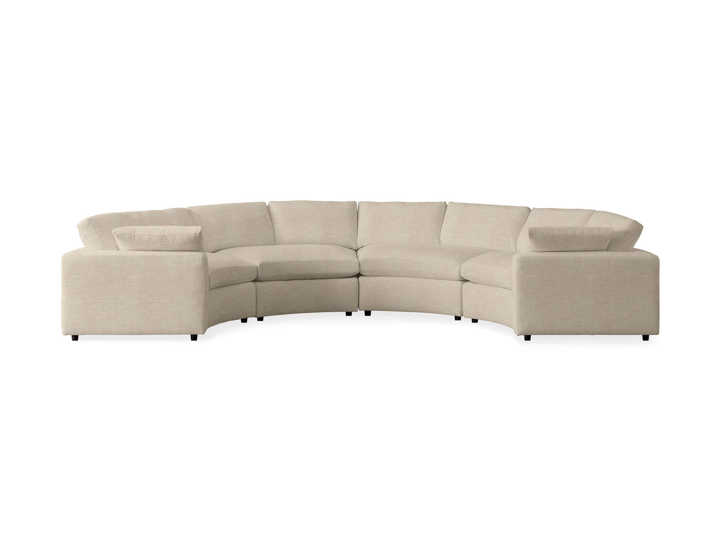 Beale Four-Piece Curved Sectional