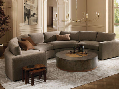 Beale Four-Piece Curved Sectional