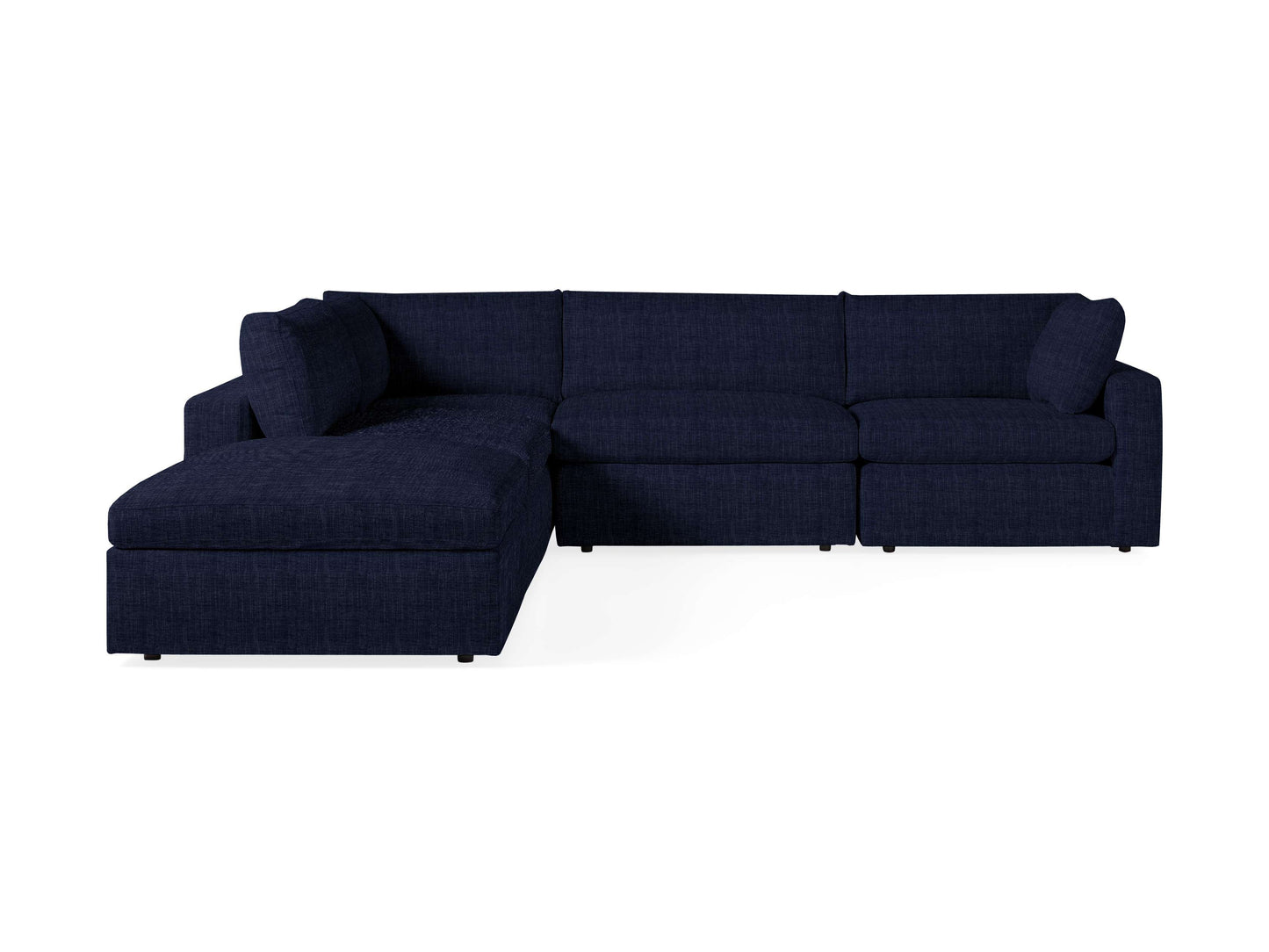 Beale Five-Piece Sectional with Ottoman