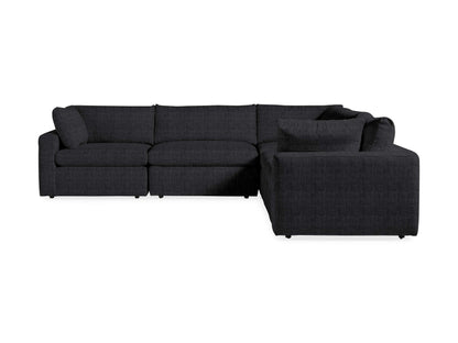 Beale Five-Piece Sectional with Ottoman
