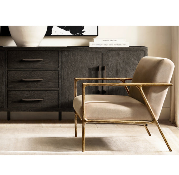 Thaddeus Track Arm Chair