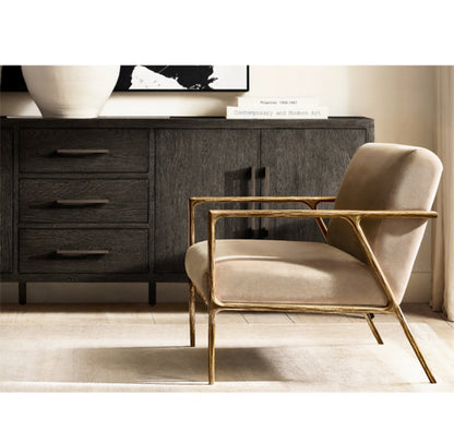 Thaddeus Track Arm Chair