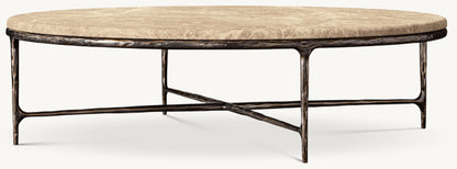 Thaddeus Marble Round Coffee Table