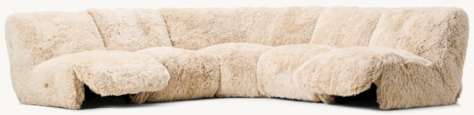 Yeti Recliner Modular 5-piece L-Sectional