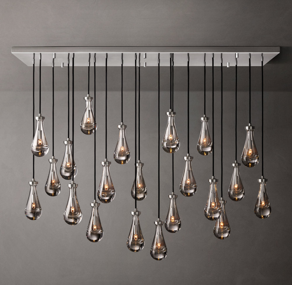 Rain Rectangular Chandelier 72"