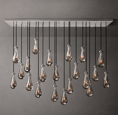 Rain Rectangular Chandelier 72"