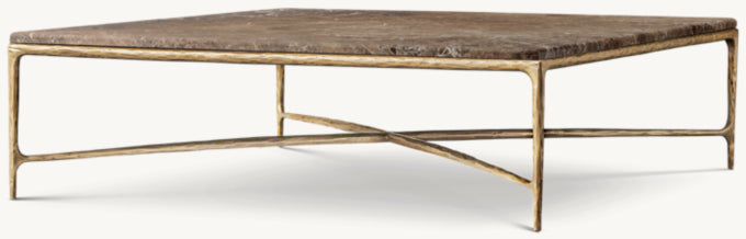 Thaddeus Marble Square Coffee Table