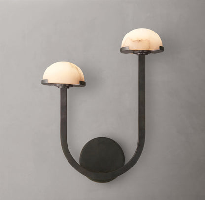 Pedra Double Sconce - Left