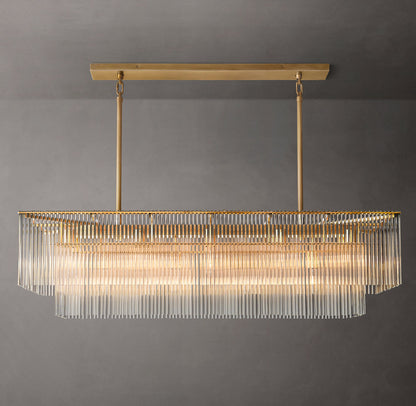 Amadeo Rectangular Chandelier 54"