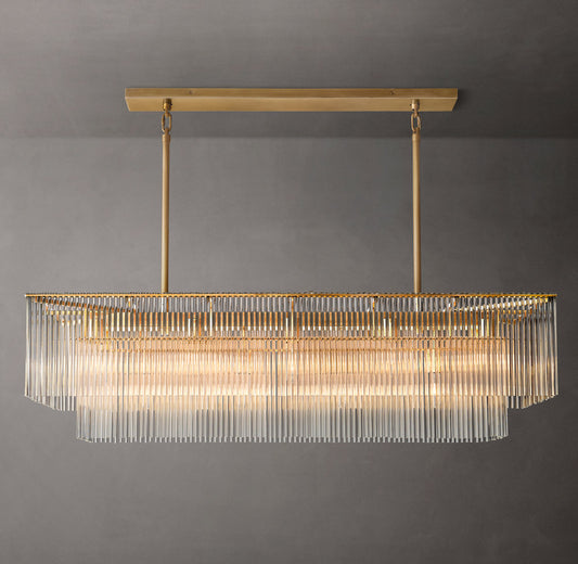 Amadeo Rectangular Chandelier 54"