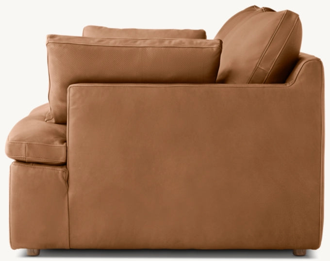 Cloud Leather Track Arm Sofa