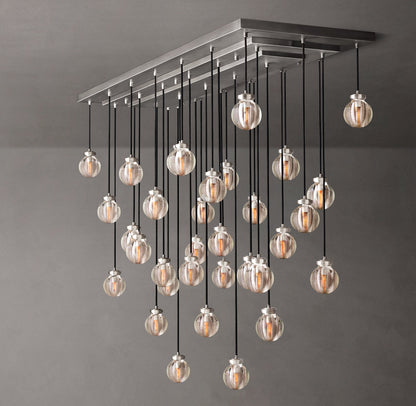 Pearl Rectangular Chandelier 72"