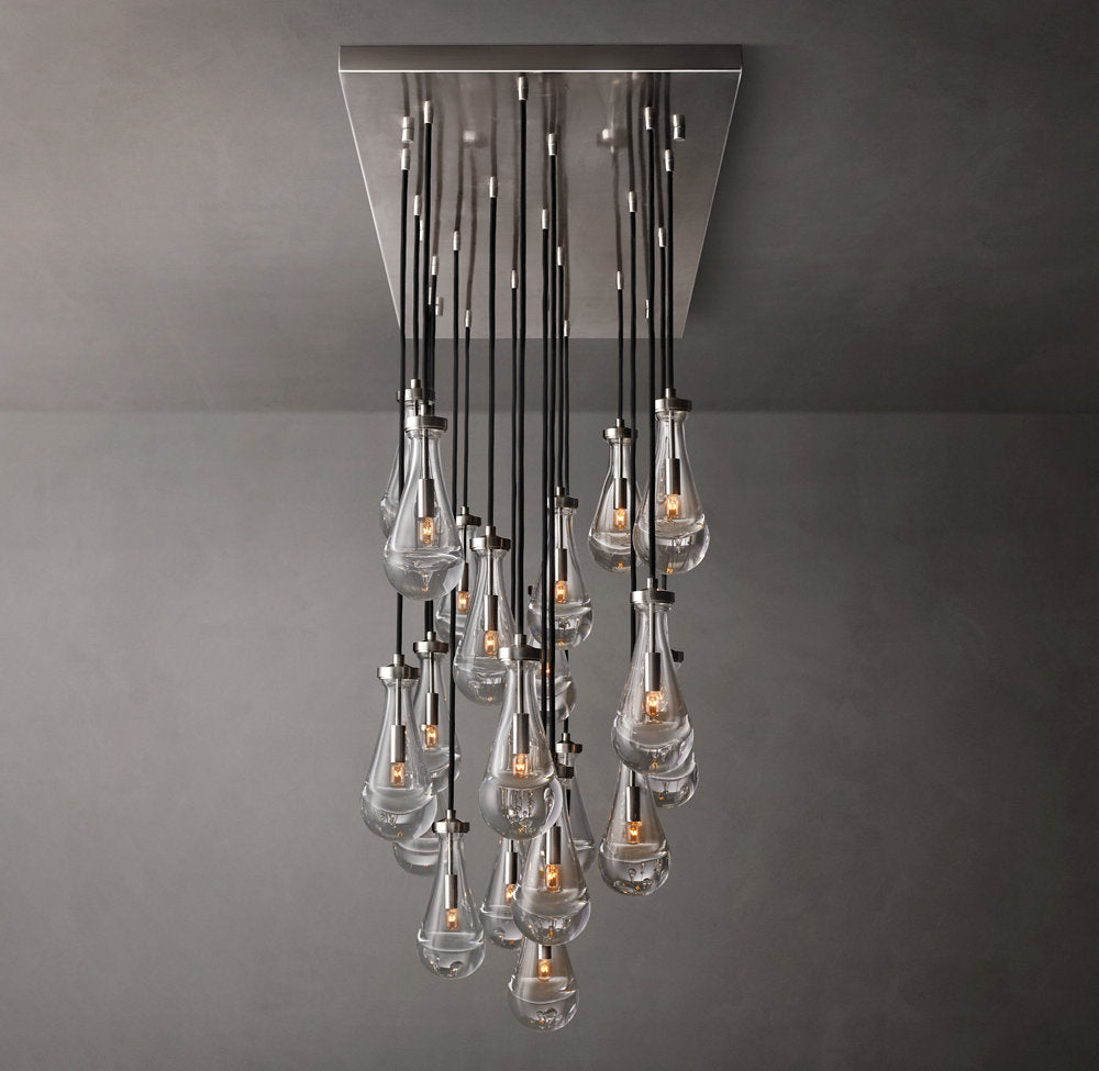 Rain Rectangular Chandelier 72"