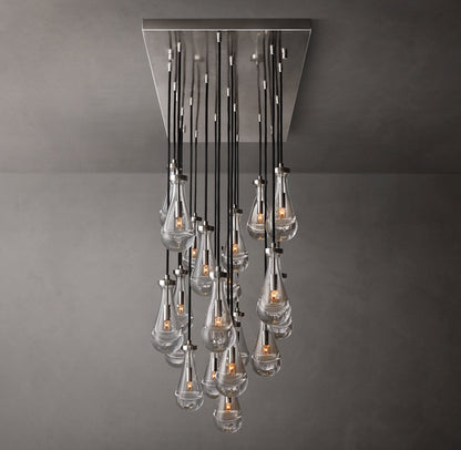 Rain Rectangular Chandelier 72"