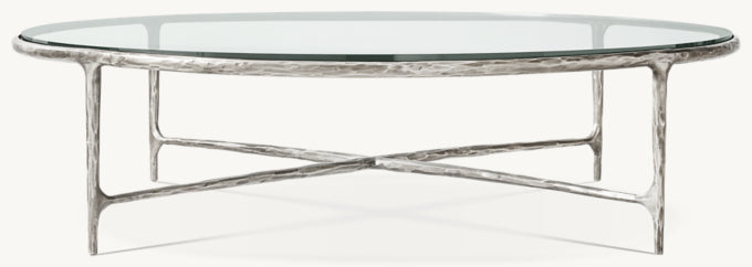 Thaddeus Glass Round Coffee Table