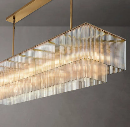 Amadeo Rectangular Chandelier 72"