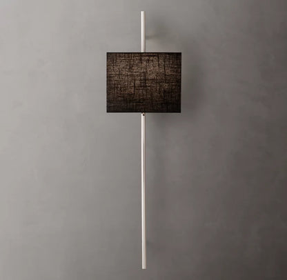 Vela Octagonal Bar Sconce - Rectangular Shade