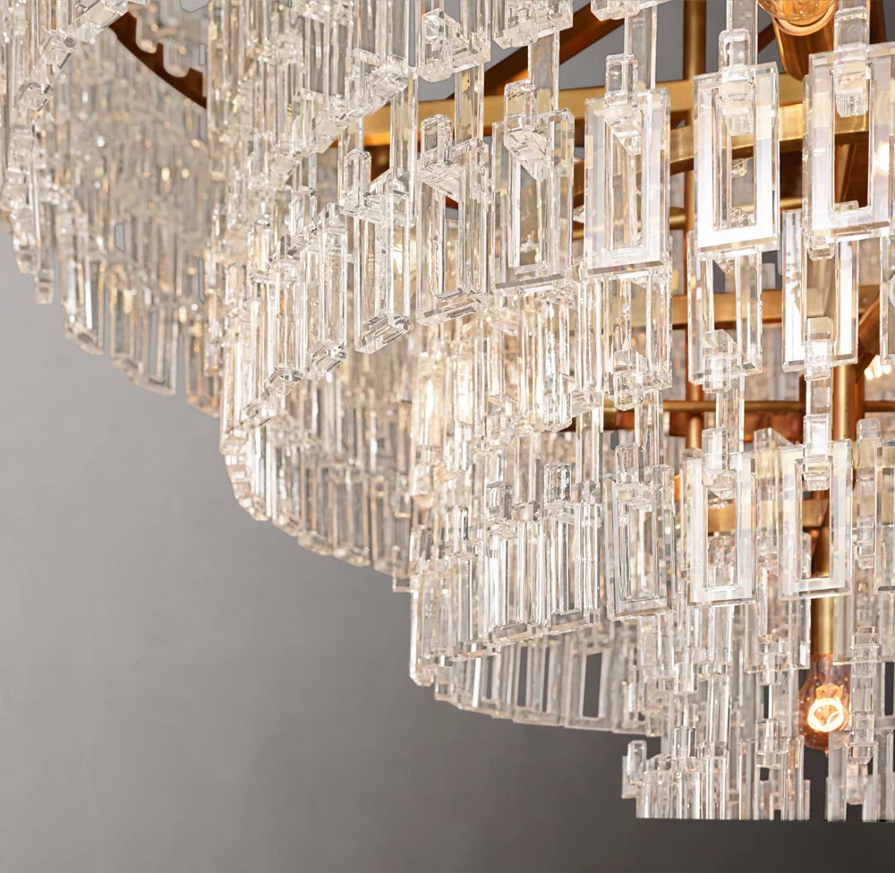 Marignan Tiered Round Chandelier 60"