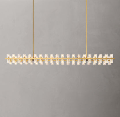 Arcachon LED Rectangular Chandelier 72"