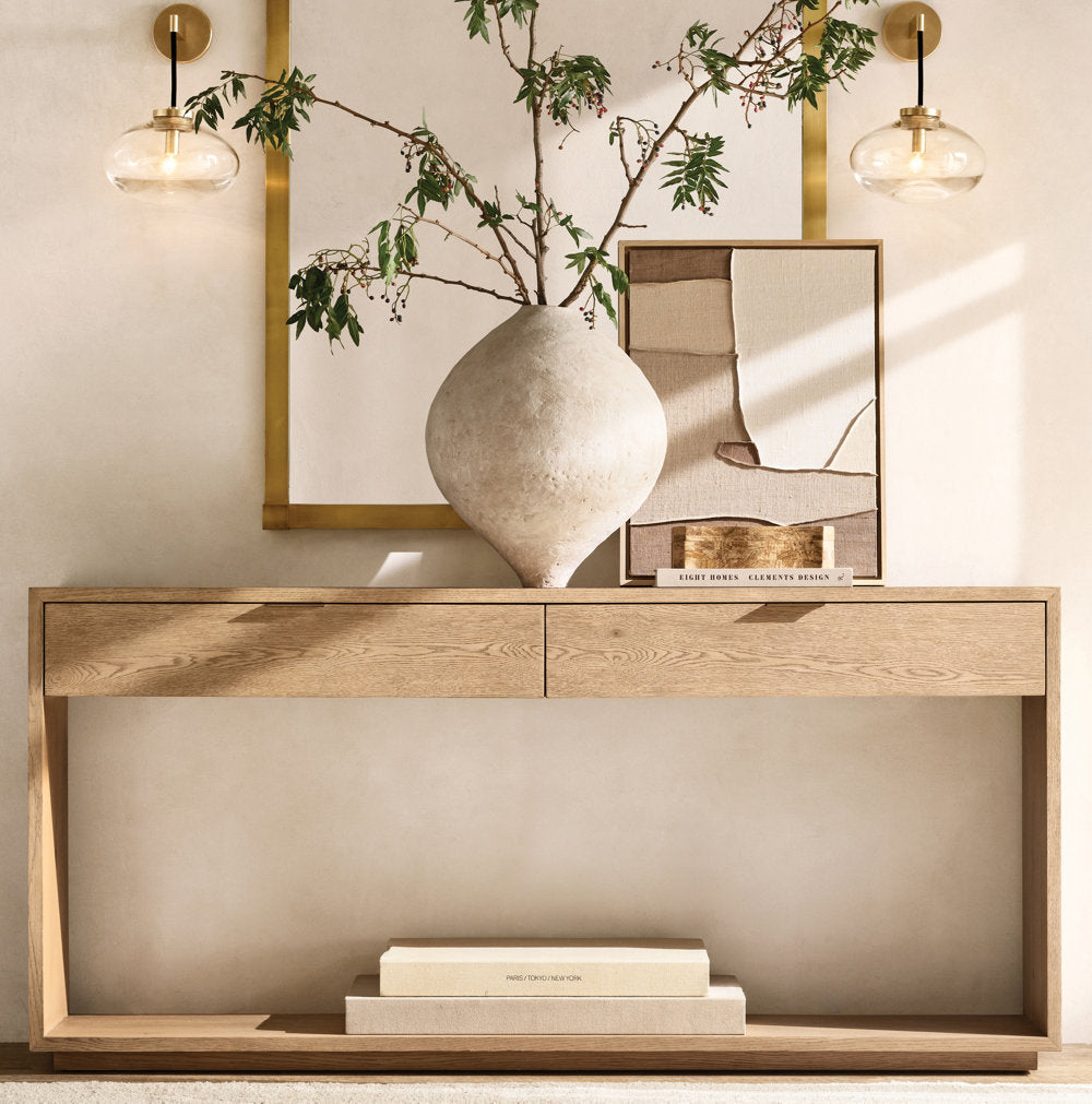 Cabrette Clear Glass Sconce