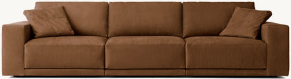 Bella Modular Leather 3-Piece Sofa