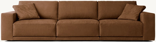 Bella Modular Leather 3-Piece Sofa