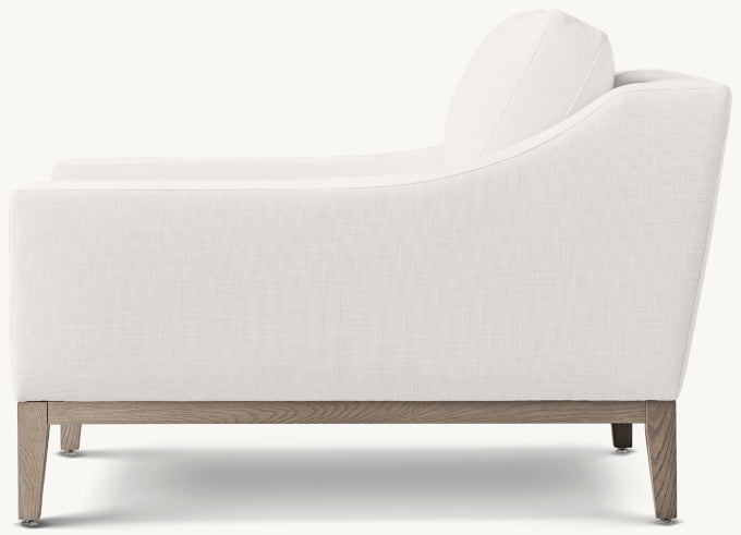 Italia Slope Arm Chair - Oak Base