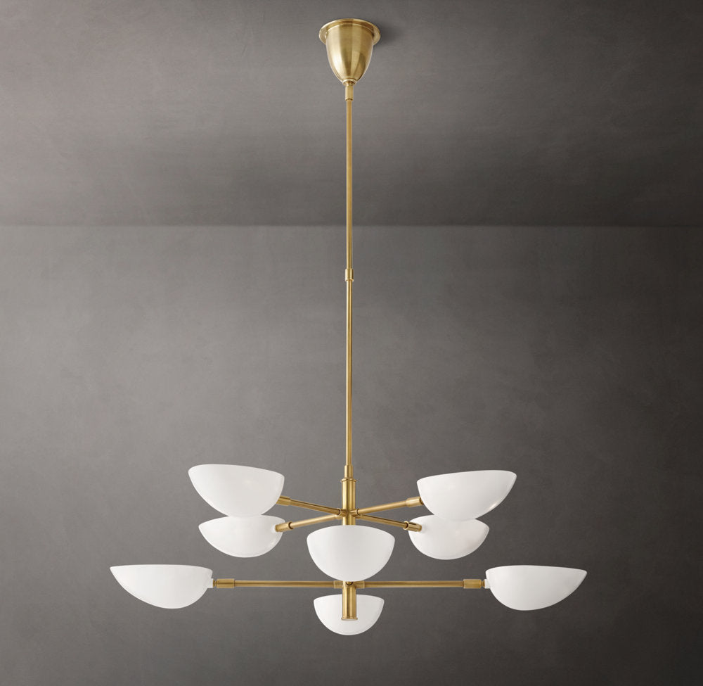 Graphic Chandelier 38"