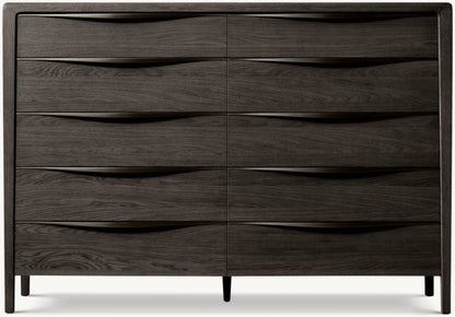 Gael Oak 10-Drawer Dresser